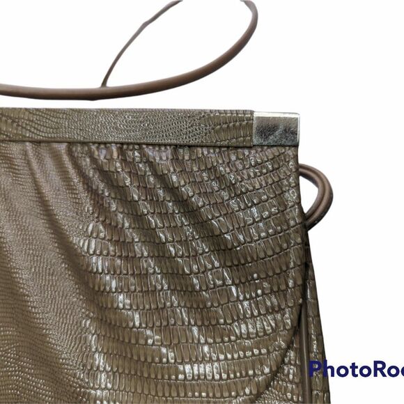 Vintage Rome Tan Snakeskin Shoulder Bag - Picture 5 of 11